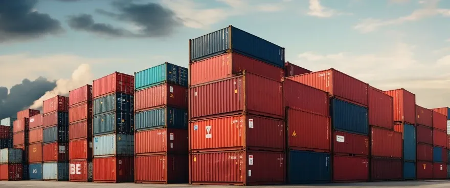 shipping containers in China