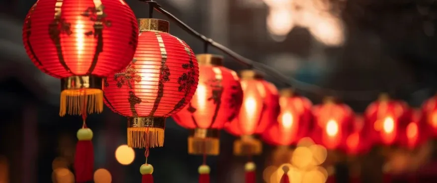 Chinese holiday lanterns